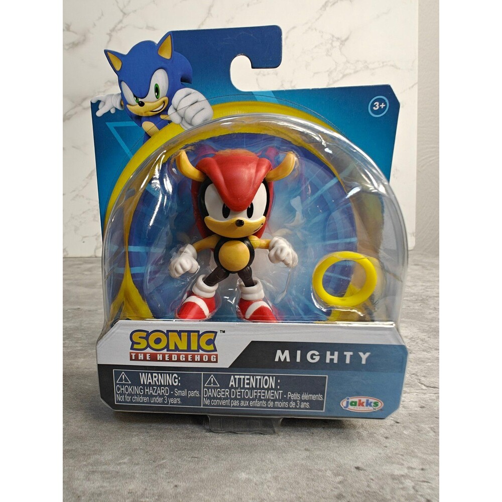 Sonic The Hedgehog Mighty Figure W/ Ring 2.5" Jakks Pacific Sealed
